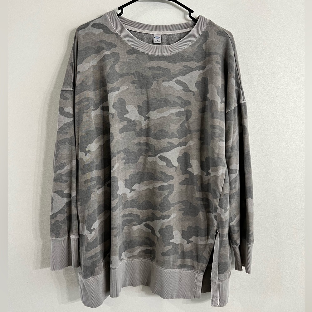 Oversized Vintage Specially Dyed
Tunic Sweatshirt for Women Size M